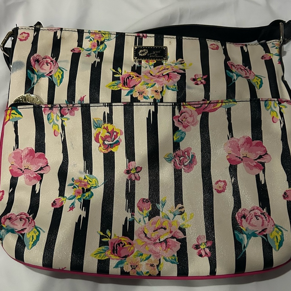 Floral Striped Women's Bag